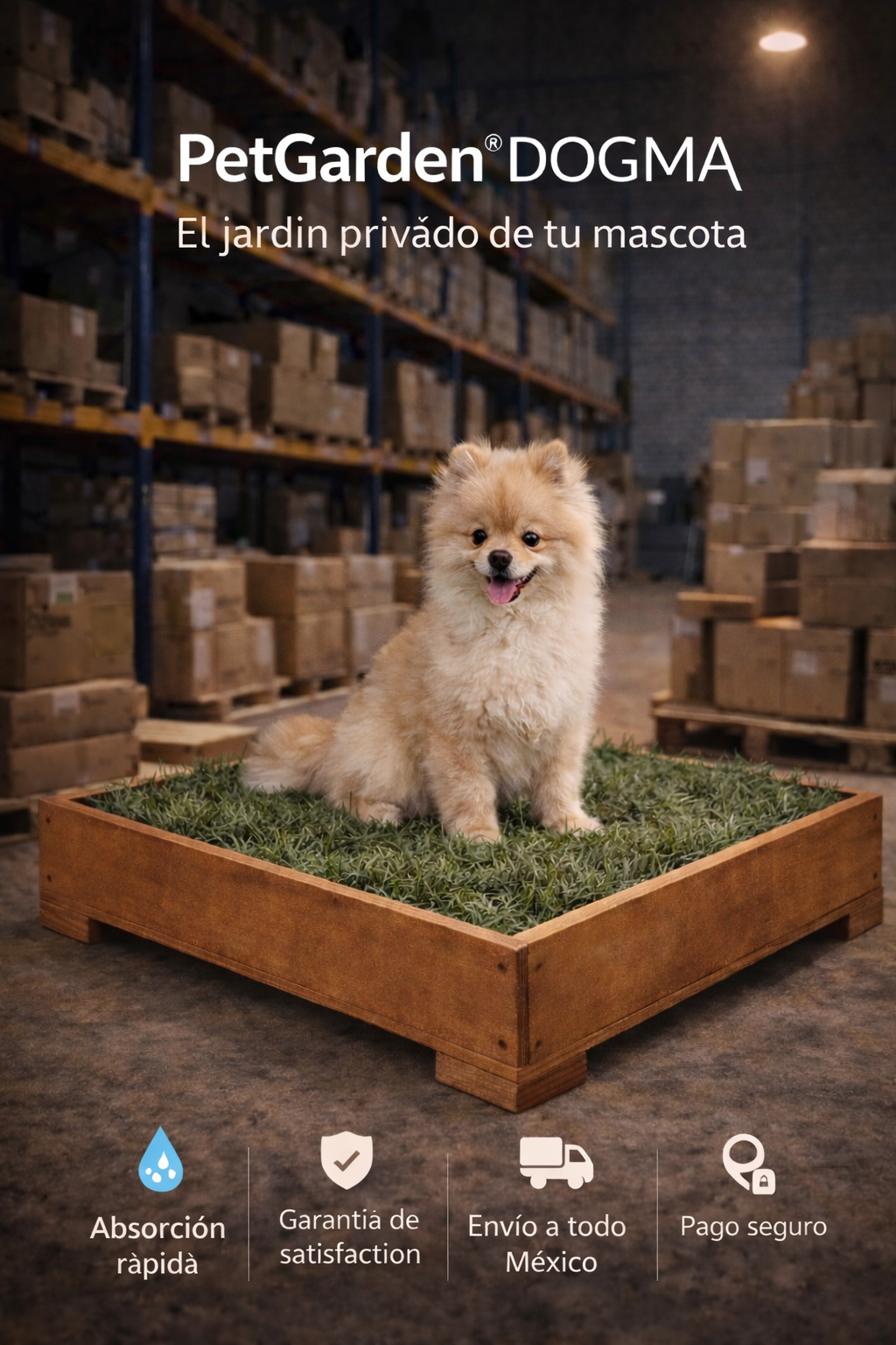 DOGMA® PETGARDEN — Mantén tu hogar limpio y a tu peludito cómodo todos los días.