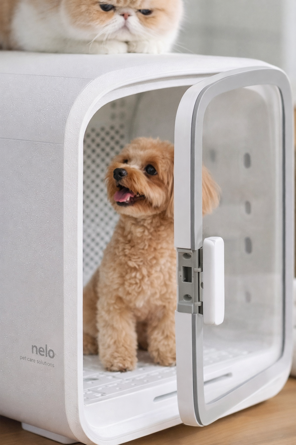 DOGMA® DRIVE CUBE — Tu mascota seca, tranquila y sin estrés en minutos.