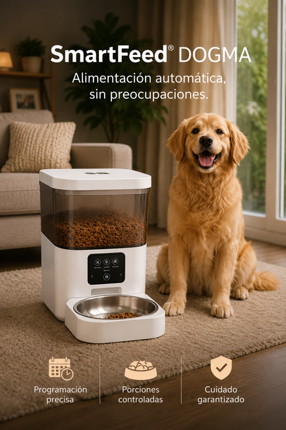 DOGMA® SMARTFEED — Alimenta a tu mascota, incluso cuando no estás.