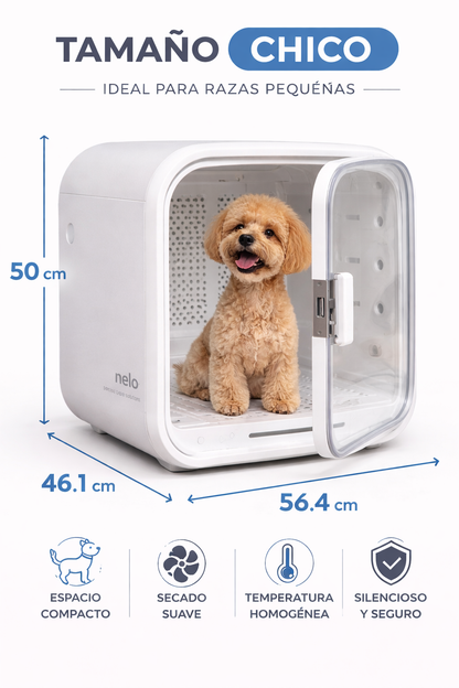 DOGMA® DRIVE CUBE — Tu mascota seca, tranquila y sin estrés en minutos.