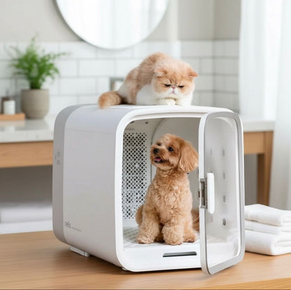 DOGMA® DRIVE CUBE — Tu mascota seca, tranquila y sin estrés en minutos.
